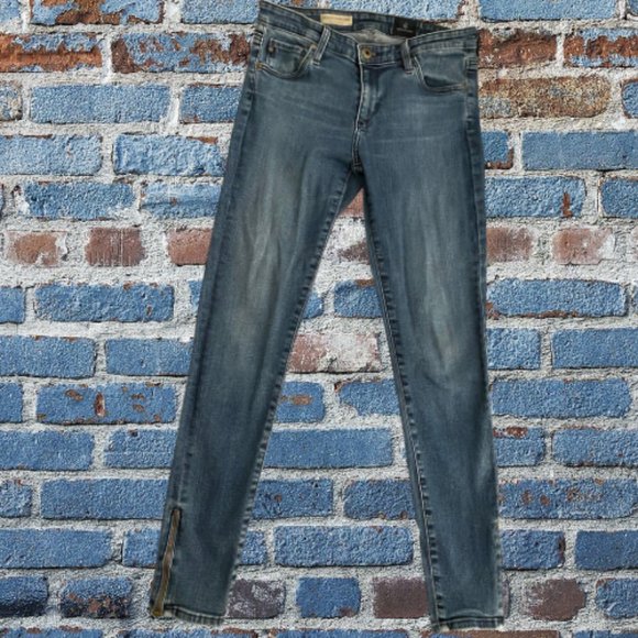 AG ADRIANO GOLDSCHMIED THE ZIP UP LEGGING ANKLE JEANS - Picture 3 of 15